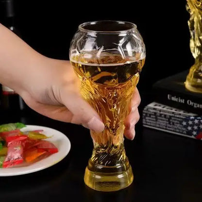 Boccale da birra a forma di trofeo da 600 ml – design calcistico